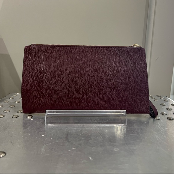 Michael Kors Burgandy Wristlet Clutch - Picture 2 of 4